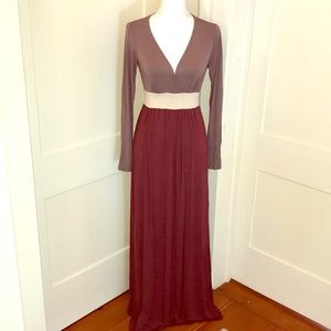 Ella Moss Long Jersey Dress Anthro